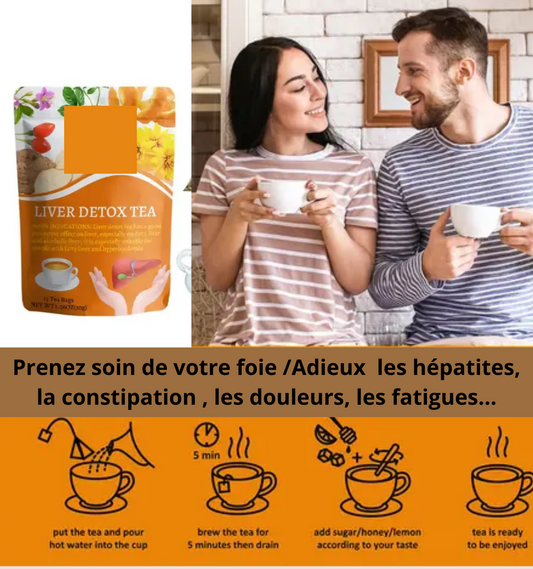 Thé de Foie: Prévention et Traitement de Cirrhose et les Hépatites-Cg